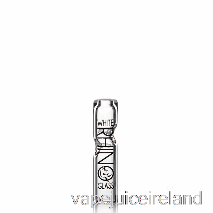 Vape Juice White Rhino Glass Tips Round Glass Tip